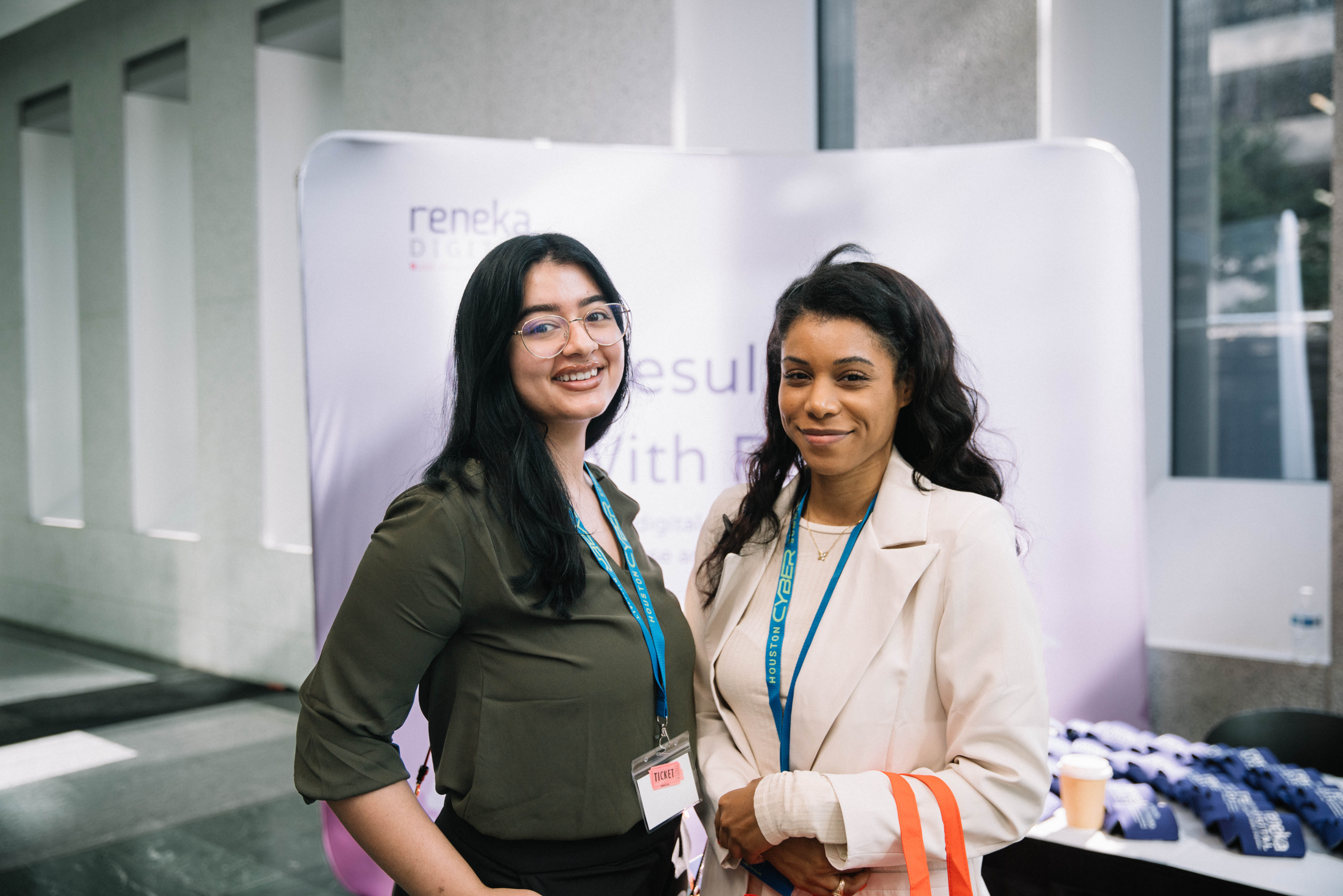 women attending the Cyber Houston